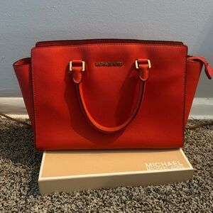 Michael Kors Burnt Orange Handbag